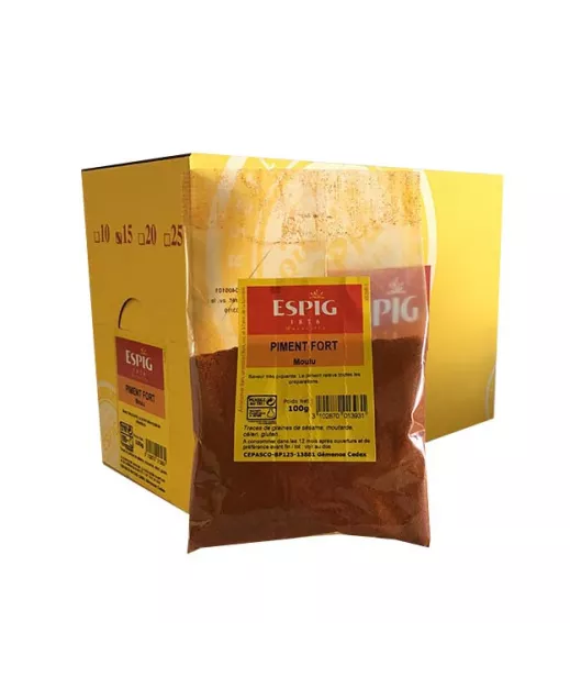 PIMENT FORT CAYENNE MOULU - Espig - 15x100g